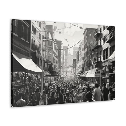 Street Fair Canvas Art