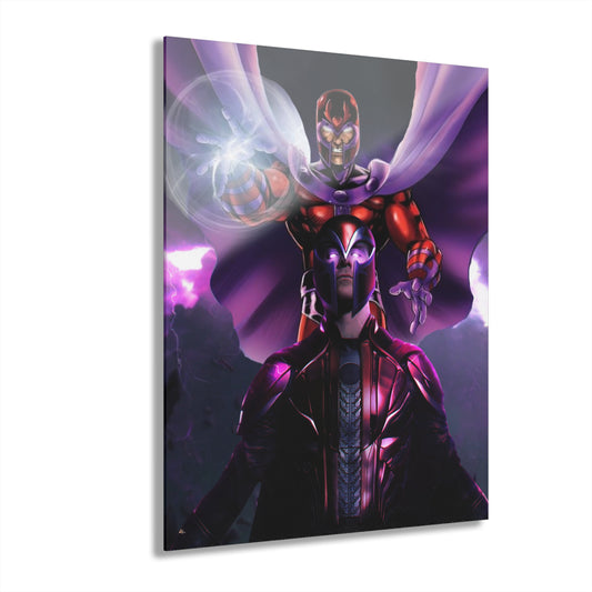 Magneto's Resonance, Michael Fassbender, Fan Concept Style, Acrylic Wall Art