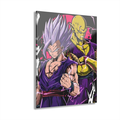 Orange Beast, Gohan, Piccolo, Anime Color Splash, Concept Style, Acrylic Wall Art