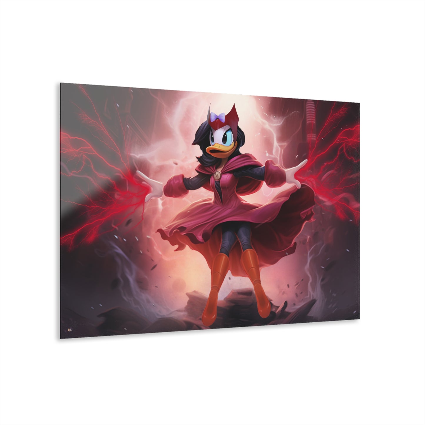 Scarlet Duck, Pop Culture Concept Style, Acrylic Wall Art