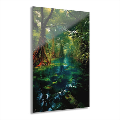 Amazon, Landscape, Concept, Acrylic Wall Art