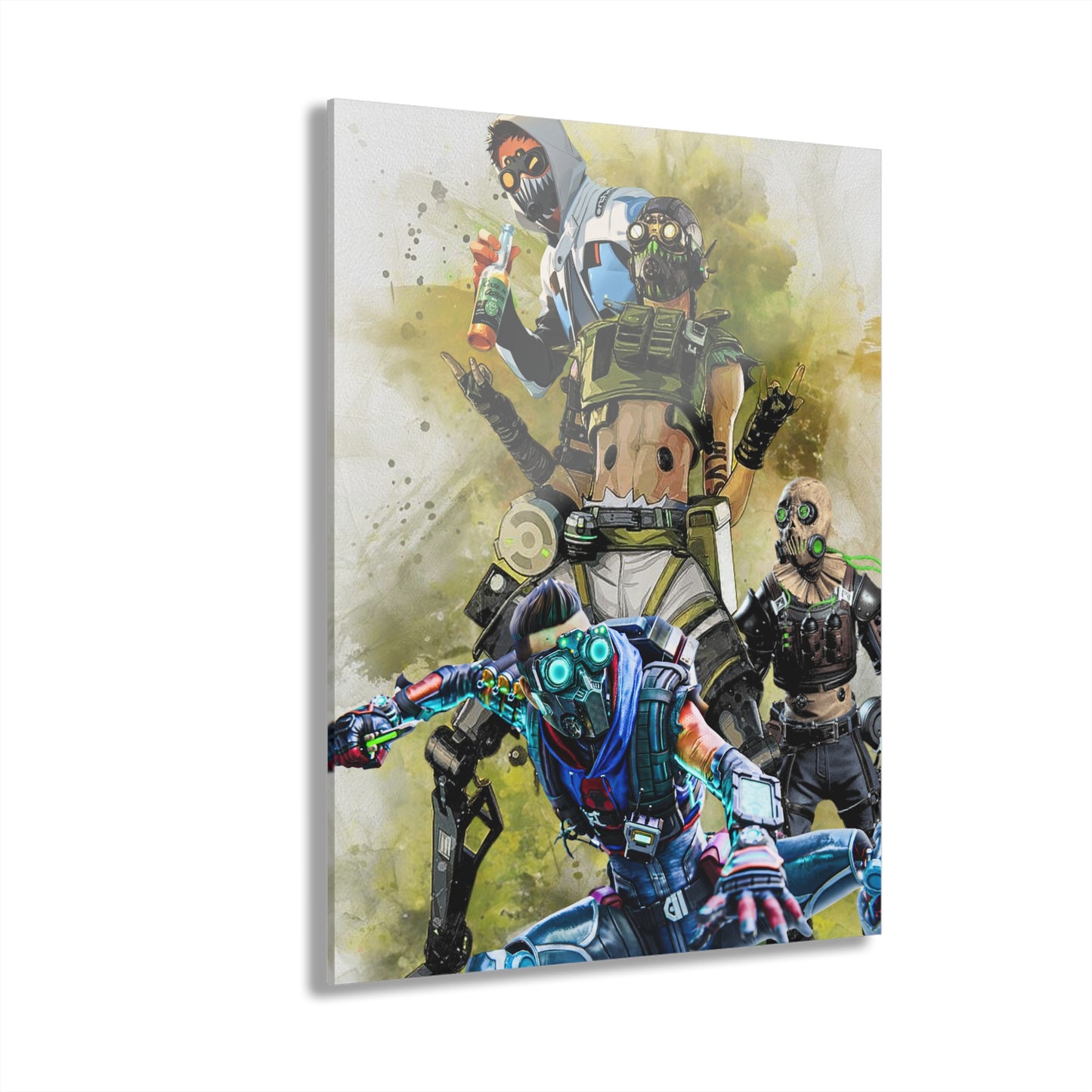 "Octane's Quadrant Odyssey" Apex Legends Fan Concept, Acrylic Wall Art