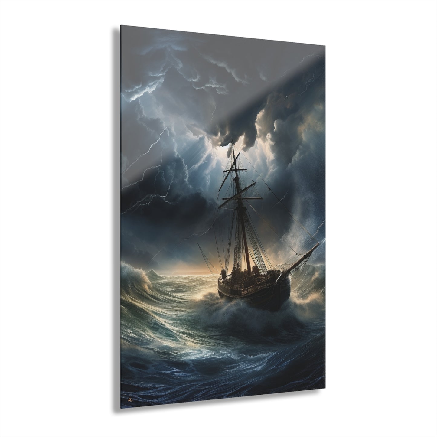 Stormfront, Landscape Concept Style, Acrylic Wall Art