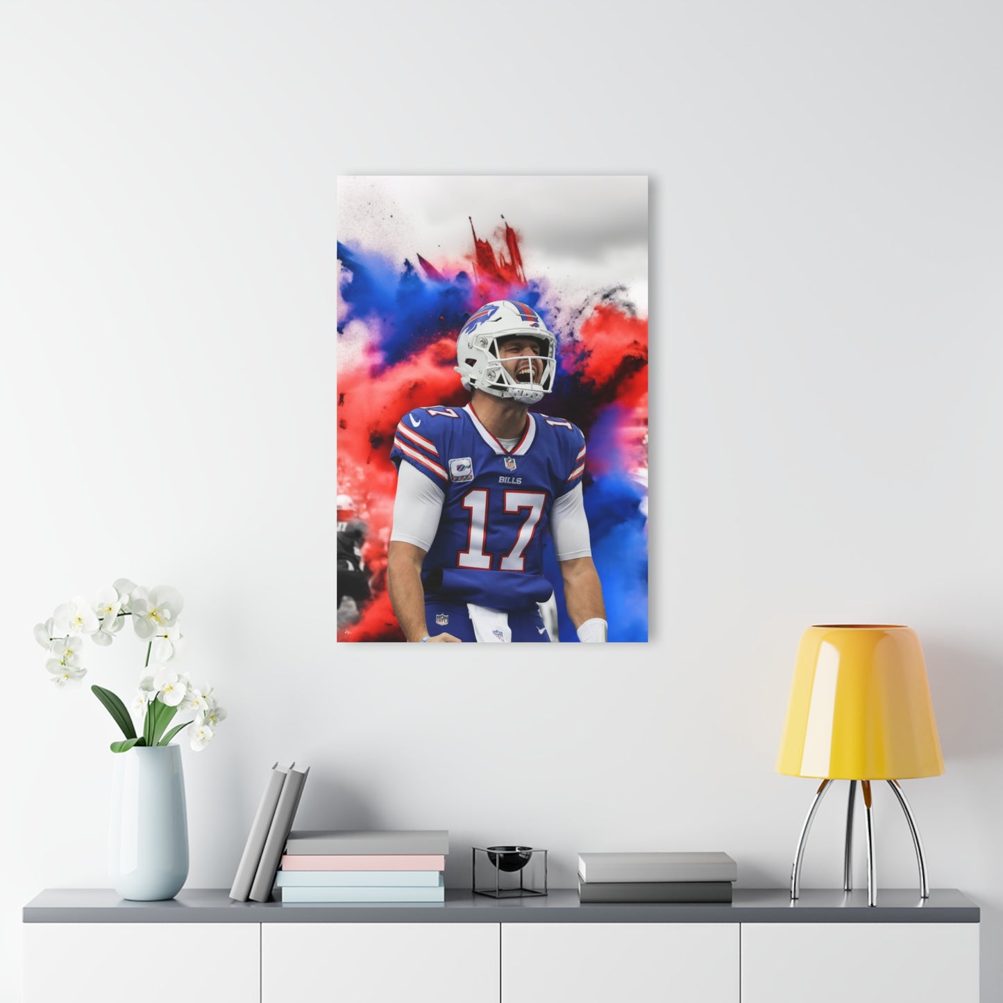 Allen, Bills Fan Concept, Football Lover, Acrylic Wall Art