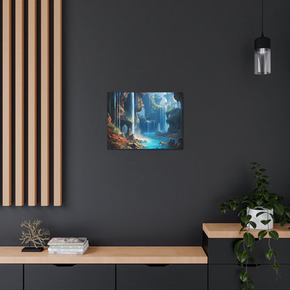 Waterfall Oasis Canvas Art