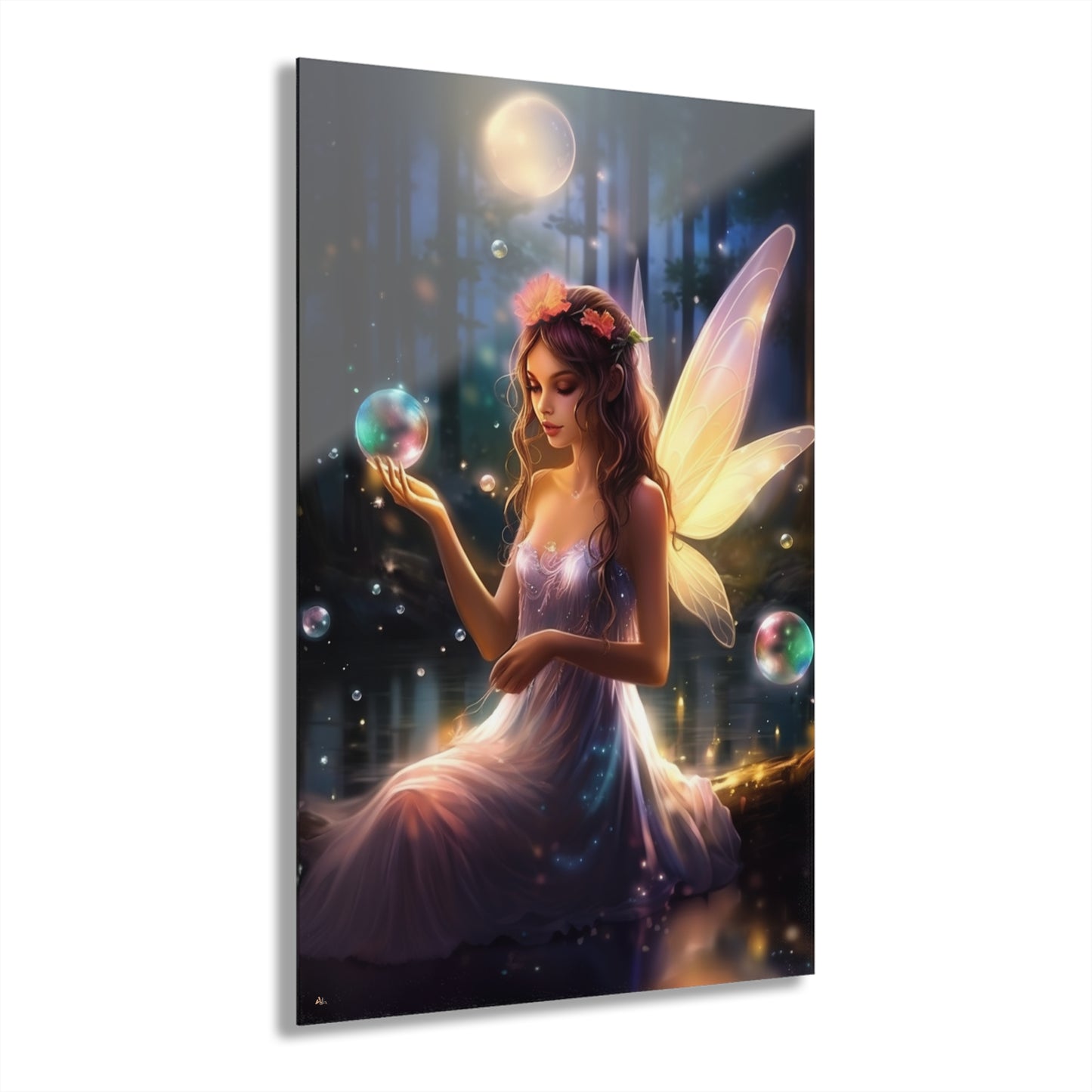 Bubbly Fairy, Fantasy, Concept, Acrylic Wall Art