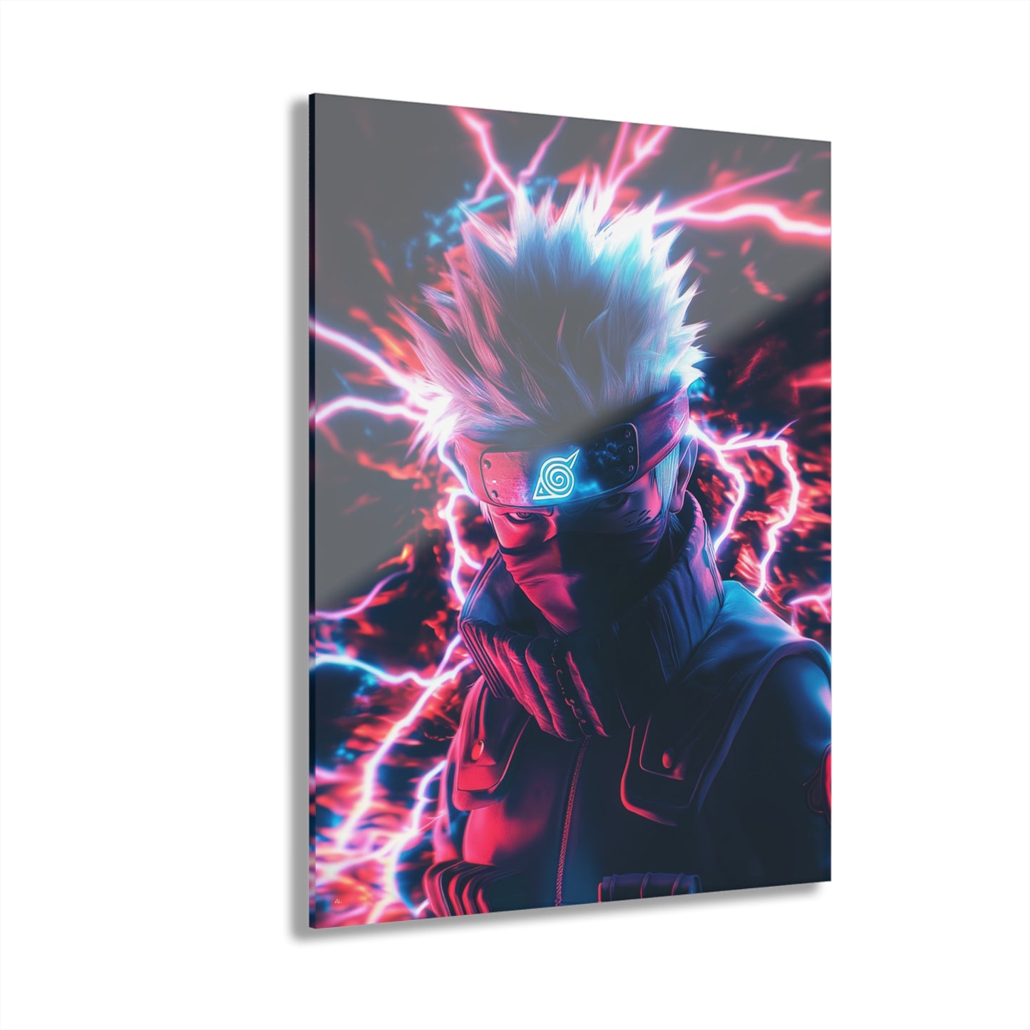 Kakashi Dark Energy, Naruto, Fan Concept, Acrylic Wall Art