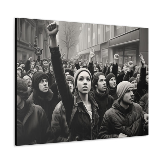 Protest Canvas Art