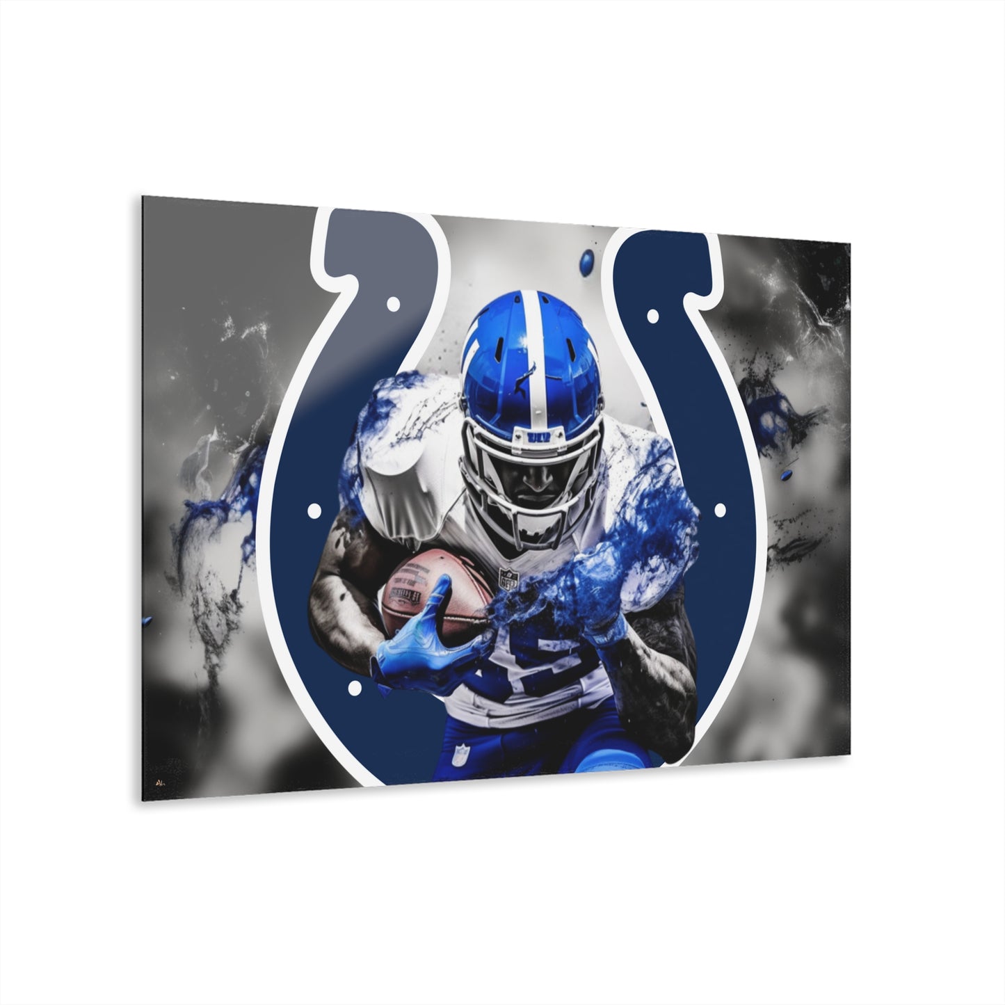 Colts Brillance, Indiana, Indianapolis, Football Fan, Concept Style, Acrylic Wall Art