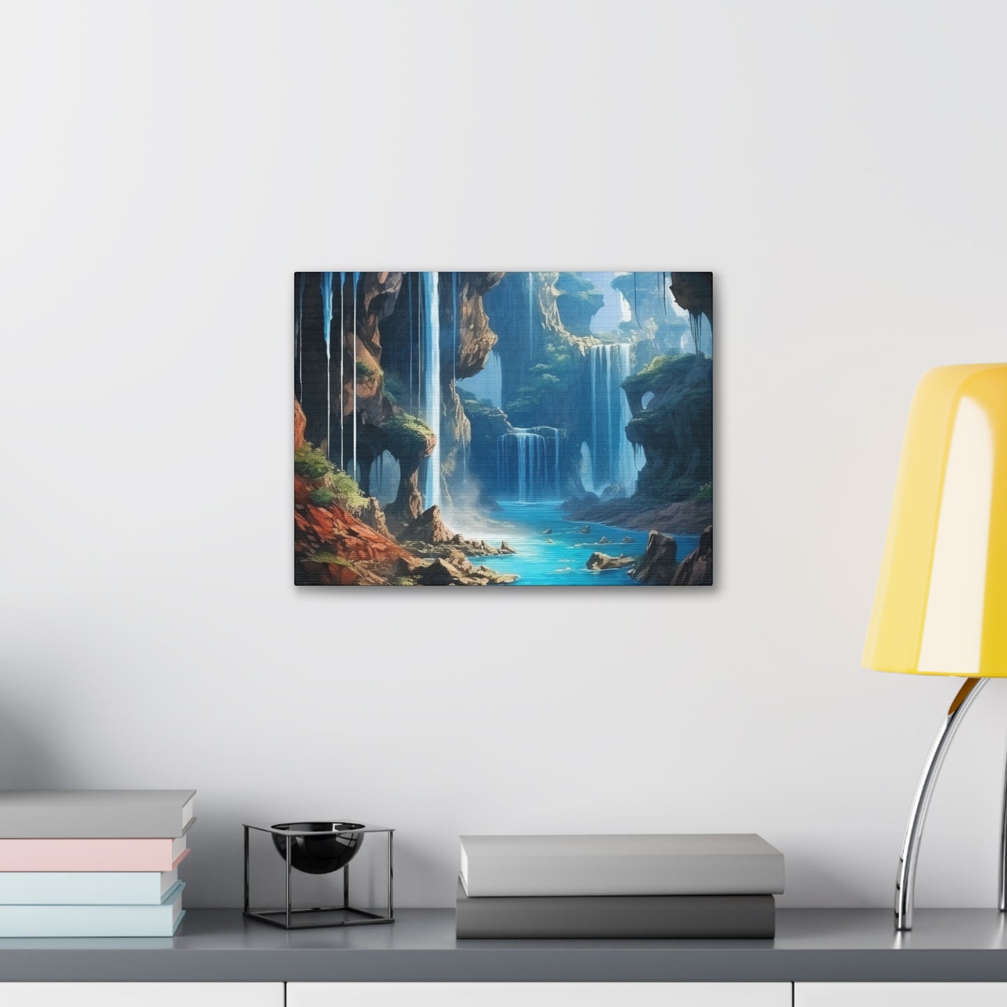 Waterfall Oasis Canvas Art