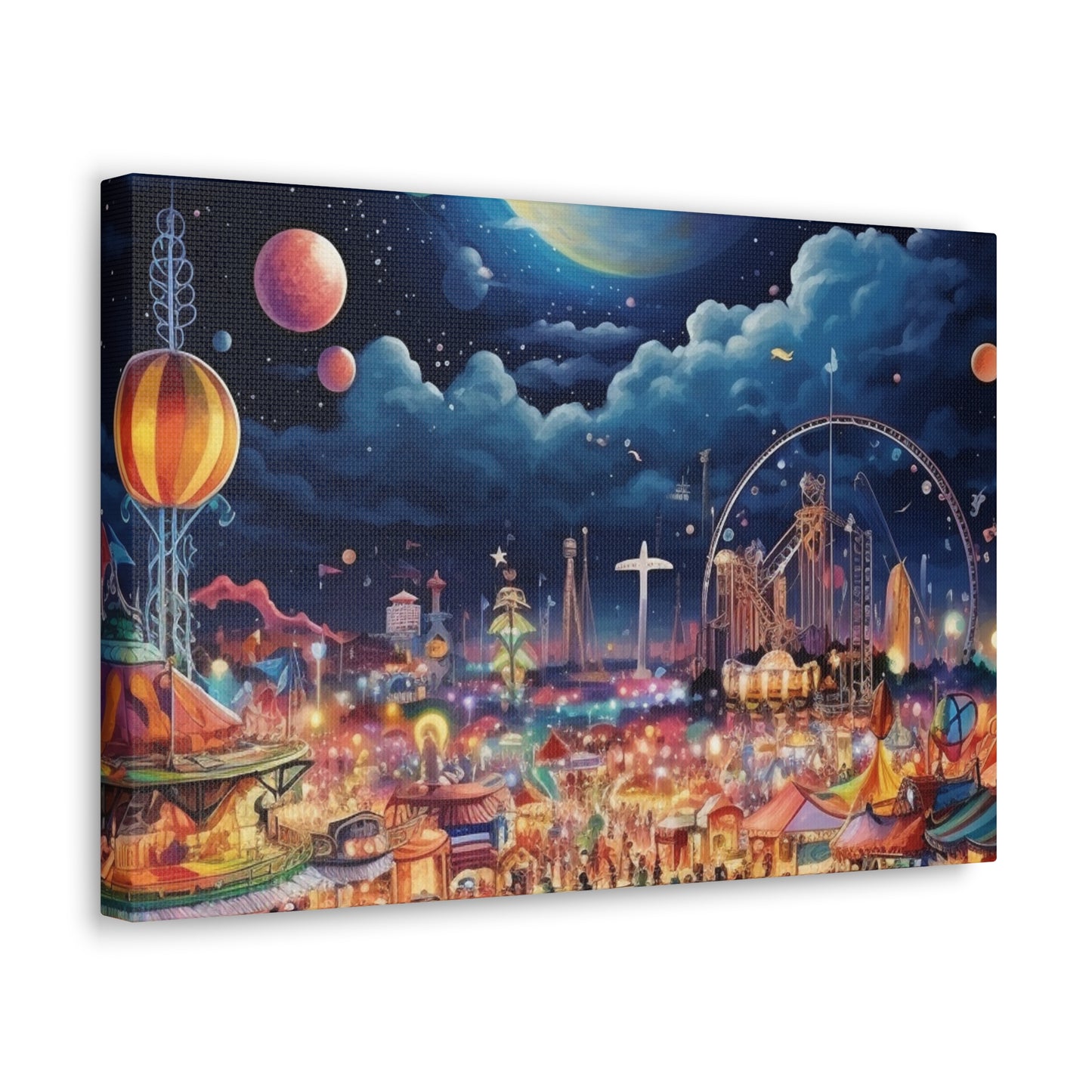 Space Carnival Canvas Art