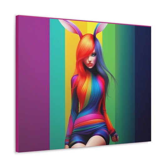 Bad Bunny Canvas Art