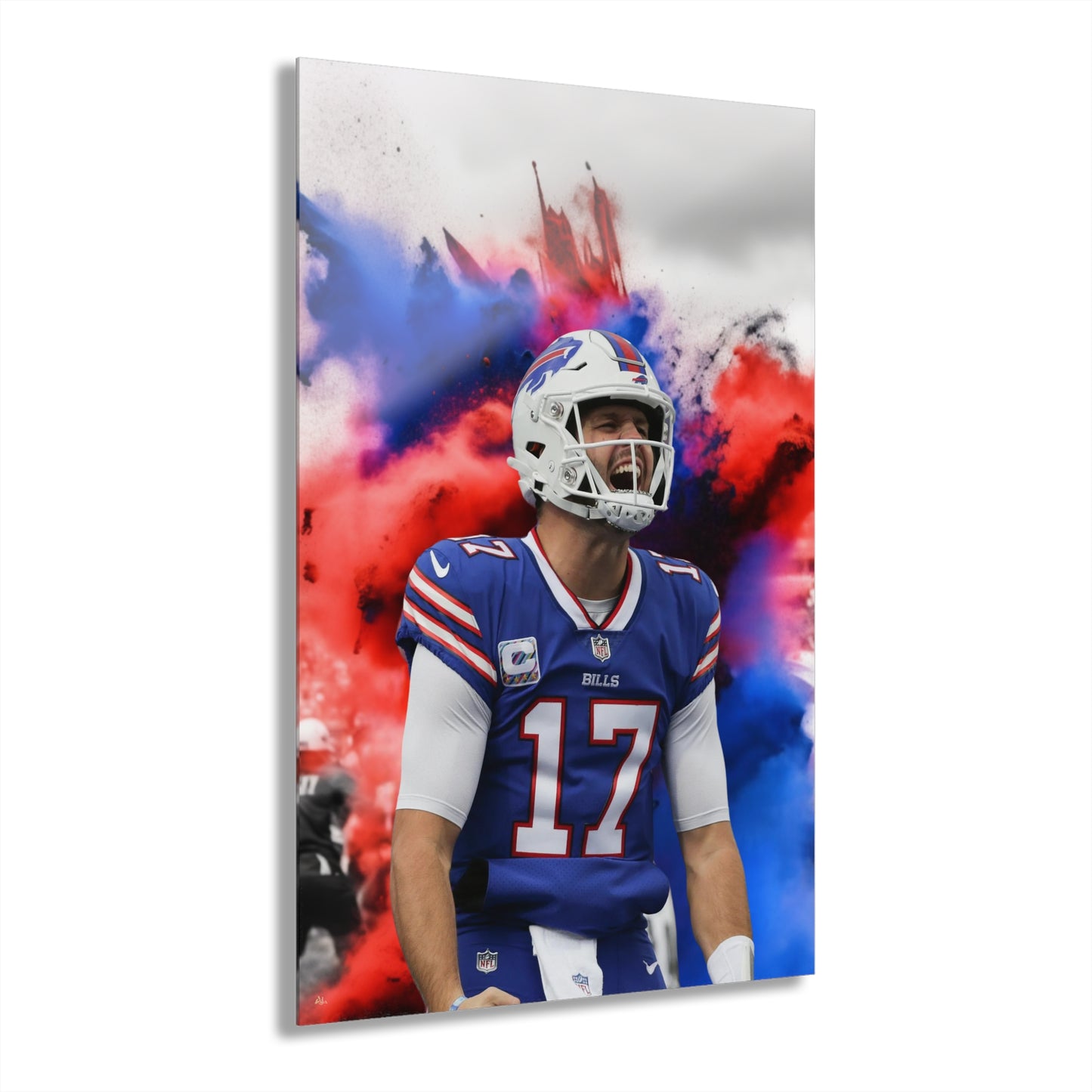 Allen, Bills Fan Concept, Football Lover, Acrylic Wall Art