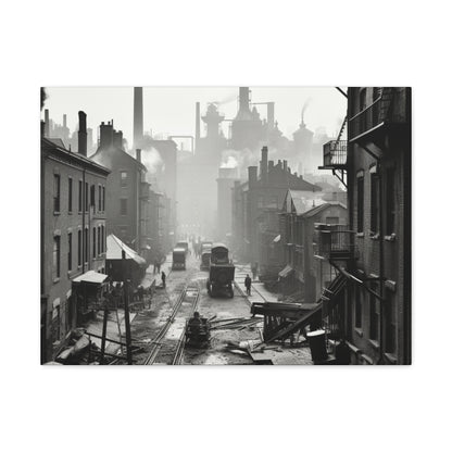 Industrial City Canvas Art