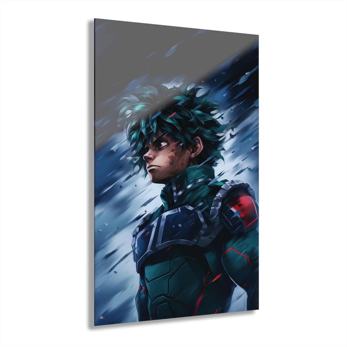 Midoriya, My Hero, Color Splash, Concept, Style, Acrylic Wall Art