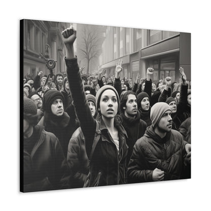 Protest Canvas Art