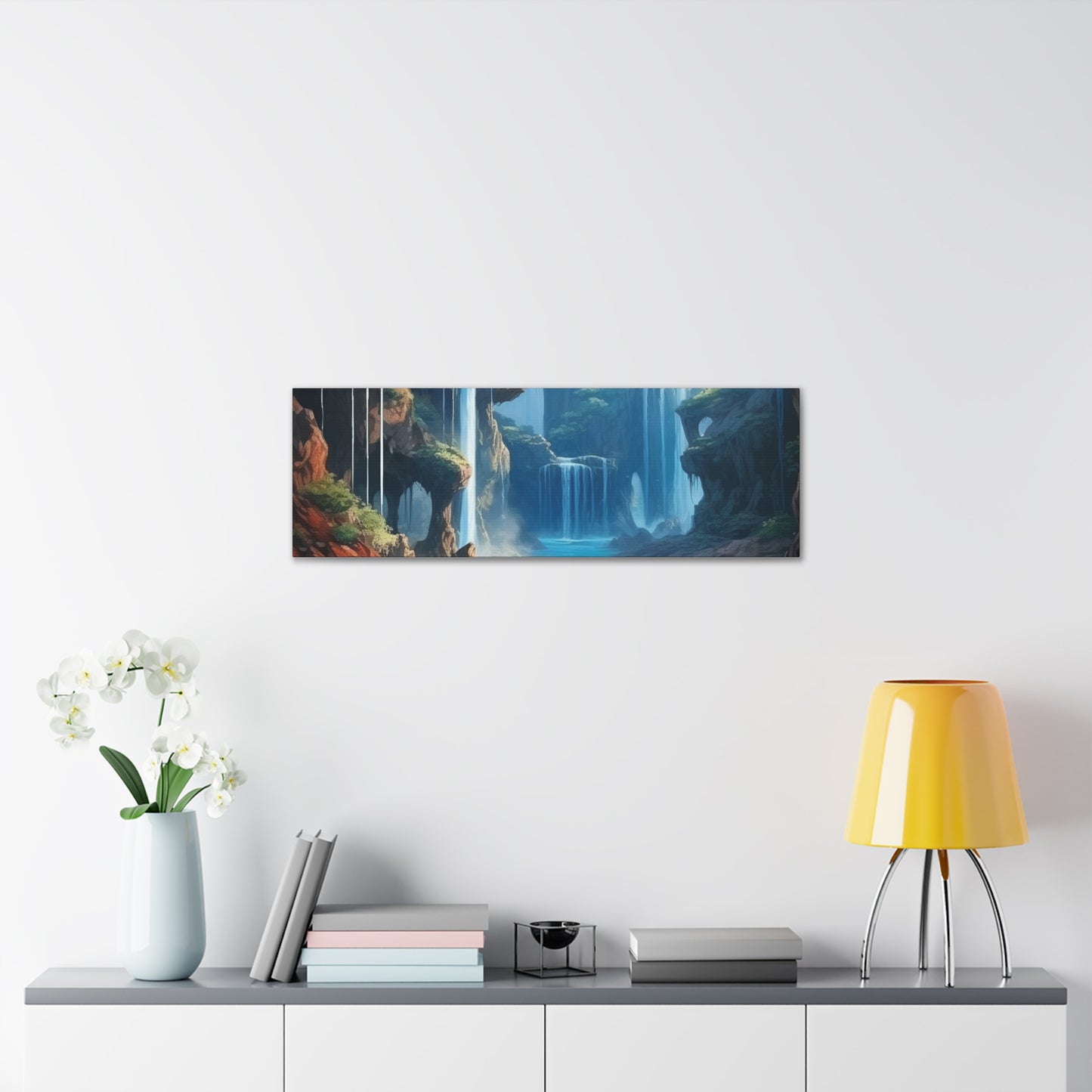 Waterfall Oasis Canvas Art