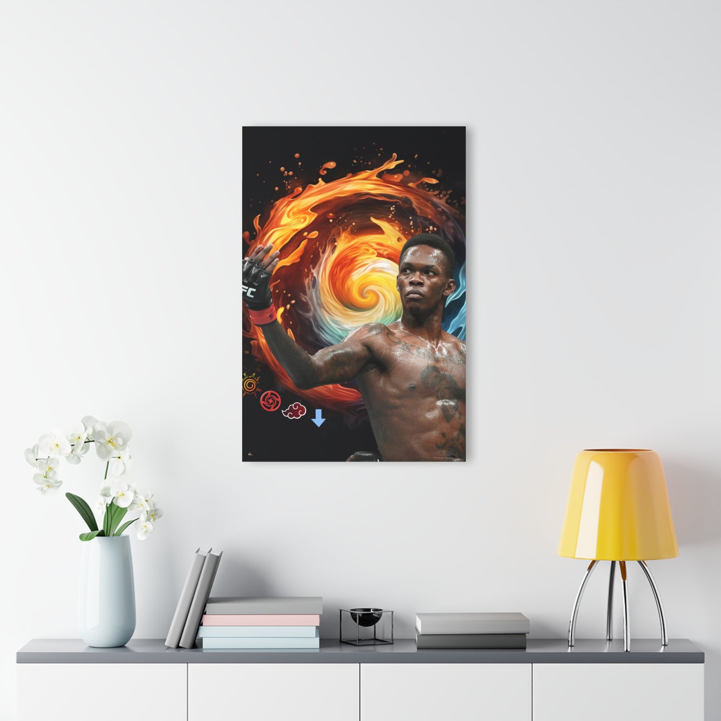 Stylebender, Israel Adesanya, Fan Concept Style, Color splash, Acrylic Wall Art