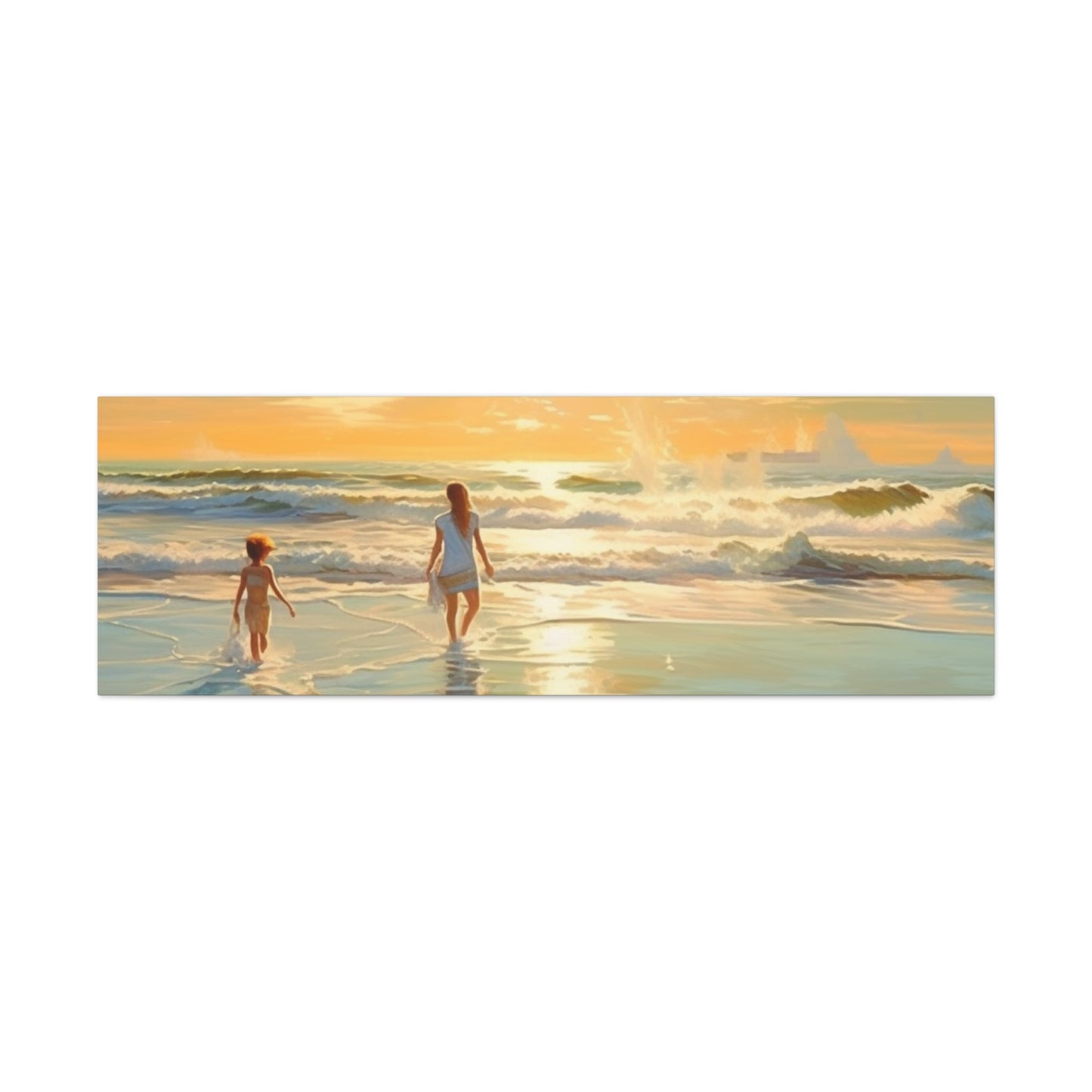 Sunset Walk Canvas Art