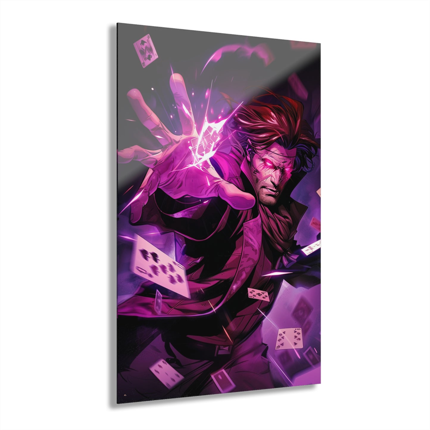 Pick a Card, Gambit, X-men Acrylic Wall Art