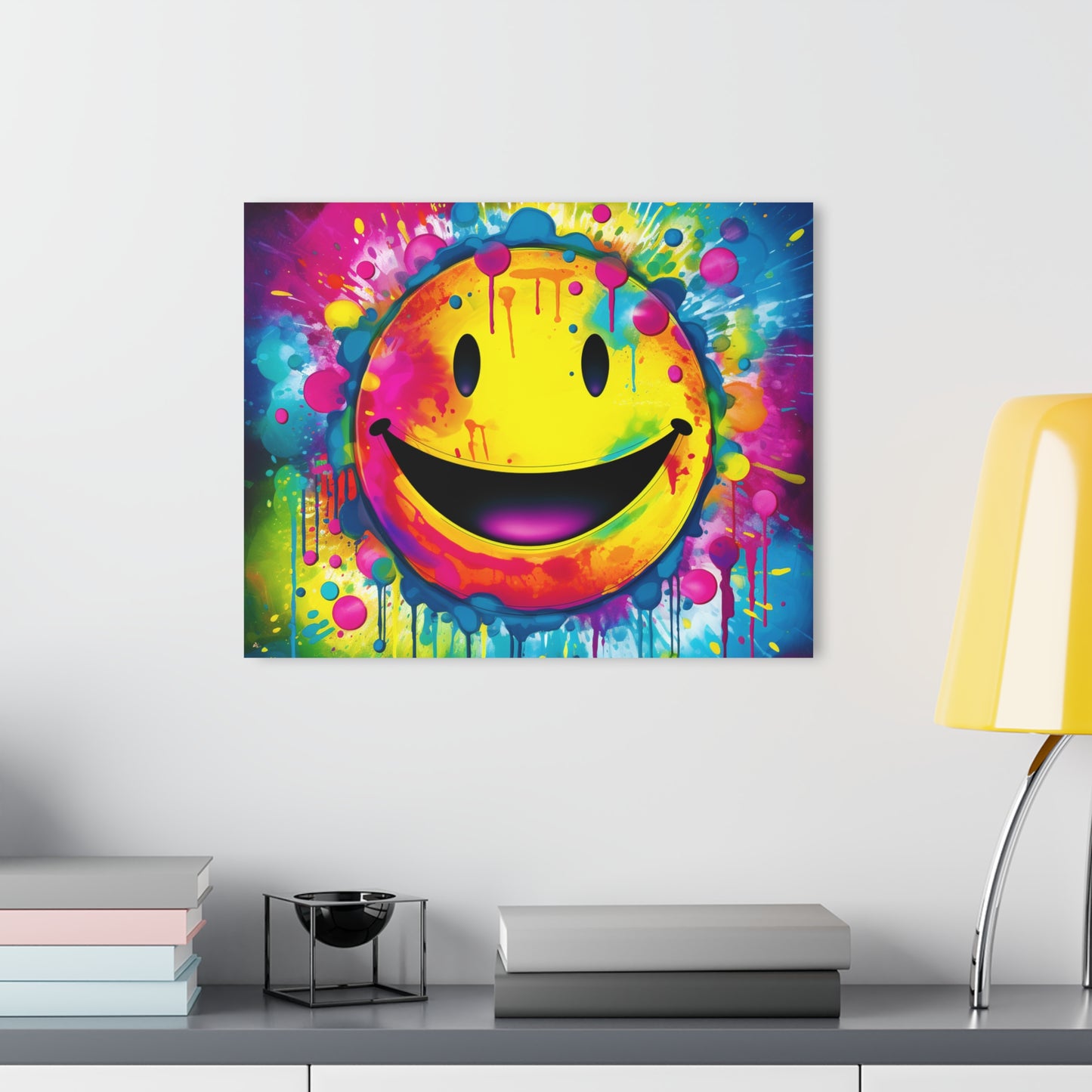 Just Smile, Color Splash, Concept Style, Acrylic Wall Art