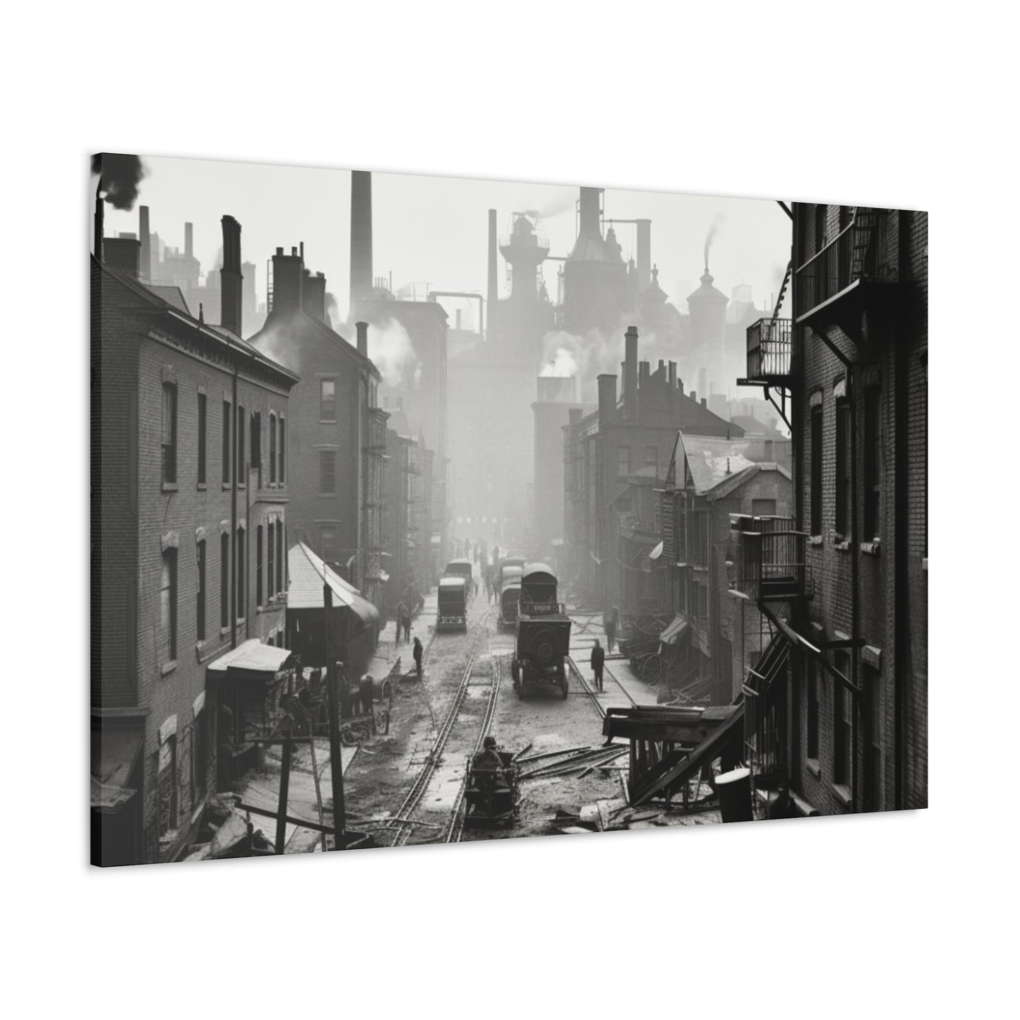 Industrial City Canvas Art