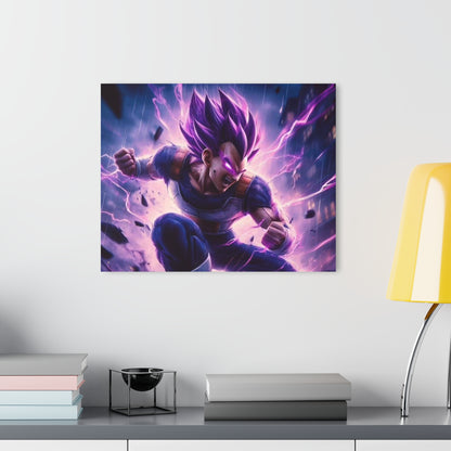 Vegeta god of destruction, dragon ball fan, concept style, acrylic wall art