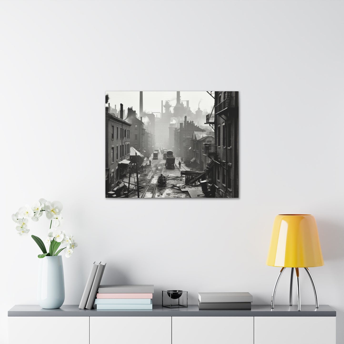 Industrial City Canvas Art