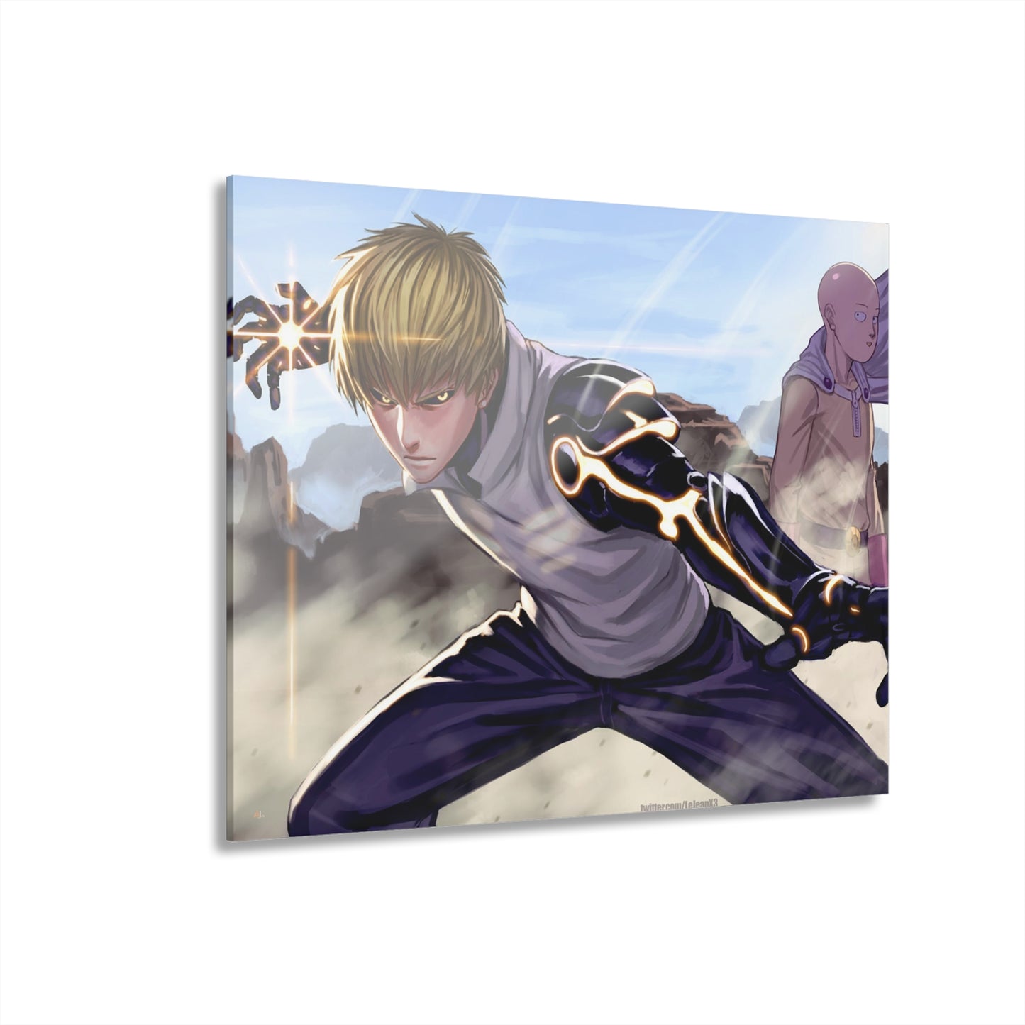 Genos, One Punch Man, Fan Concept Style, Pop Culture, Acrylic Wall Art