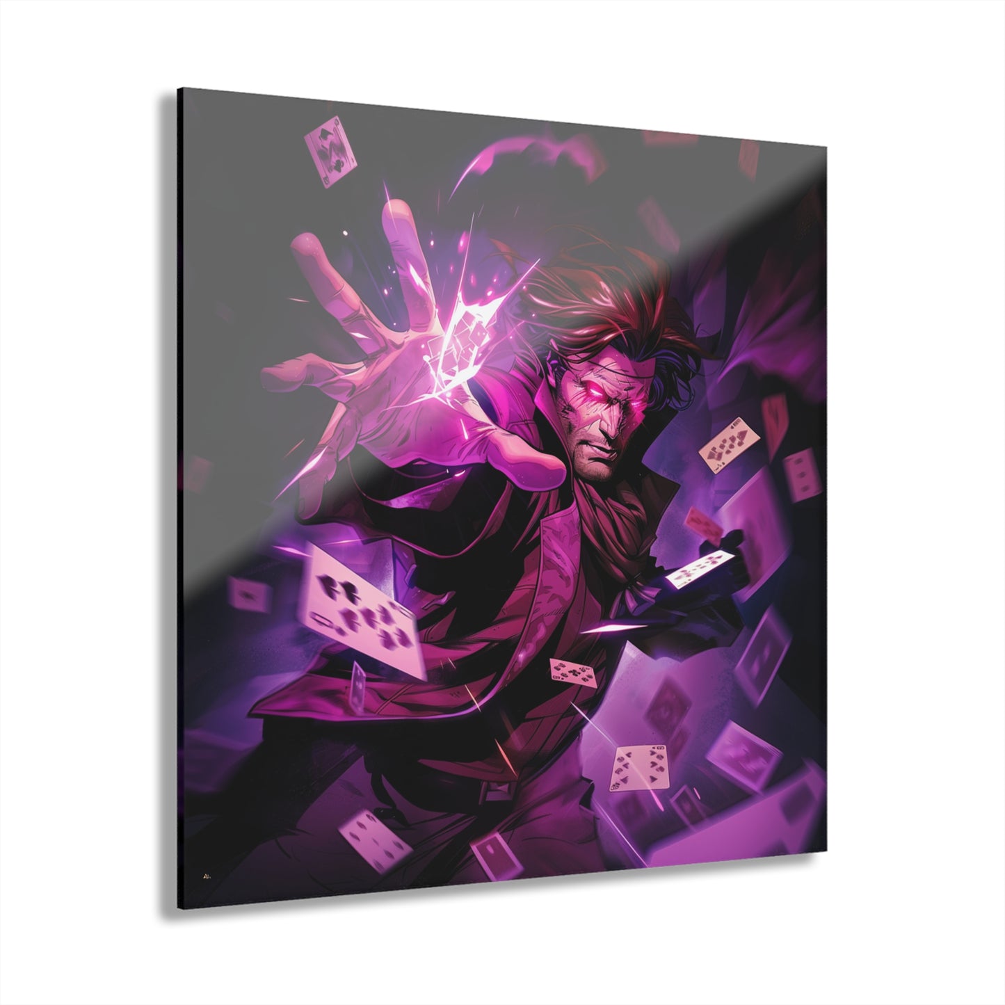 Pick a Card, Gambit, X-men Acrylic Wall Art