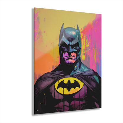 Retro Batman, Colorsplash, Fan Concept Style, Acrylic Wall Art