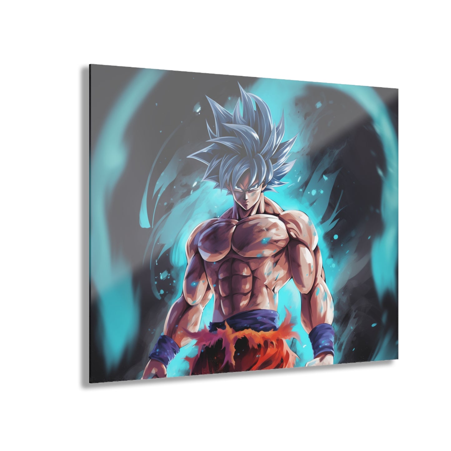 Ultra Instinct, Goku, Anime Color Splash, Concept, Acrylic Wall Art