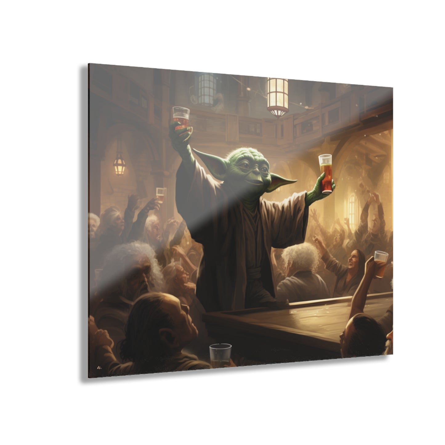 Force Party, Pop Culture, Funny, Concept Style, Acrylic Wall Art