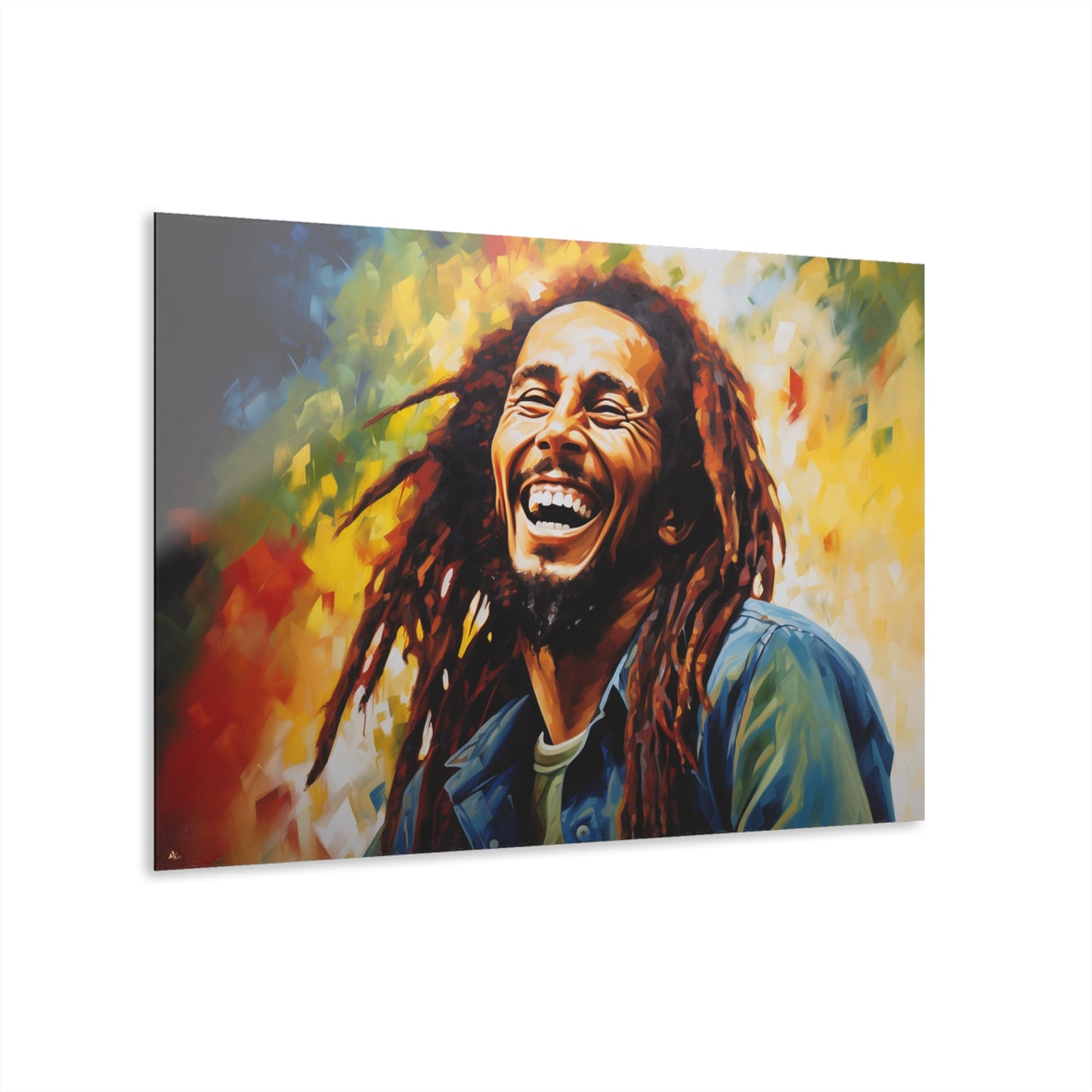 Marley, Pop Culture, Musician, Color Splash, Concept Style, Acrylic Wall Art