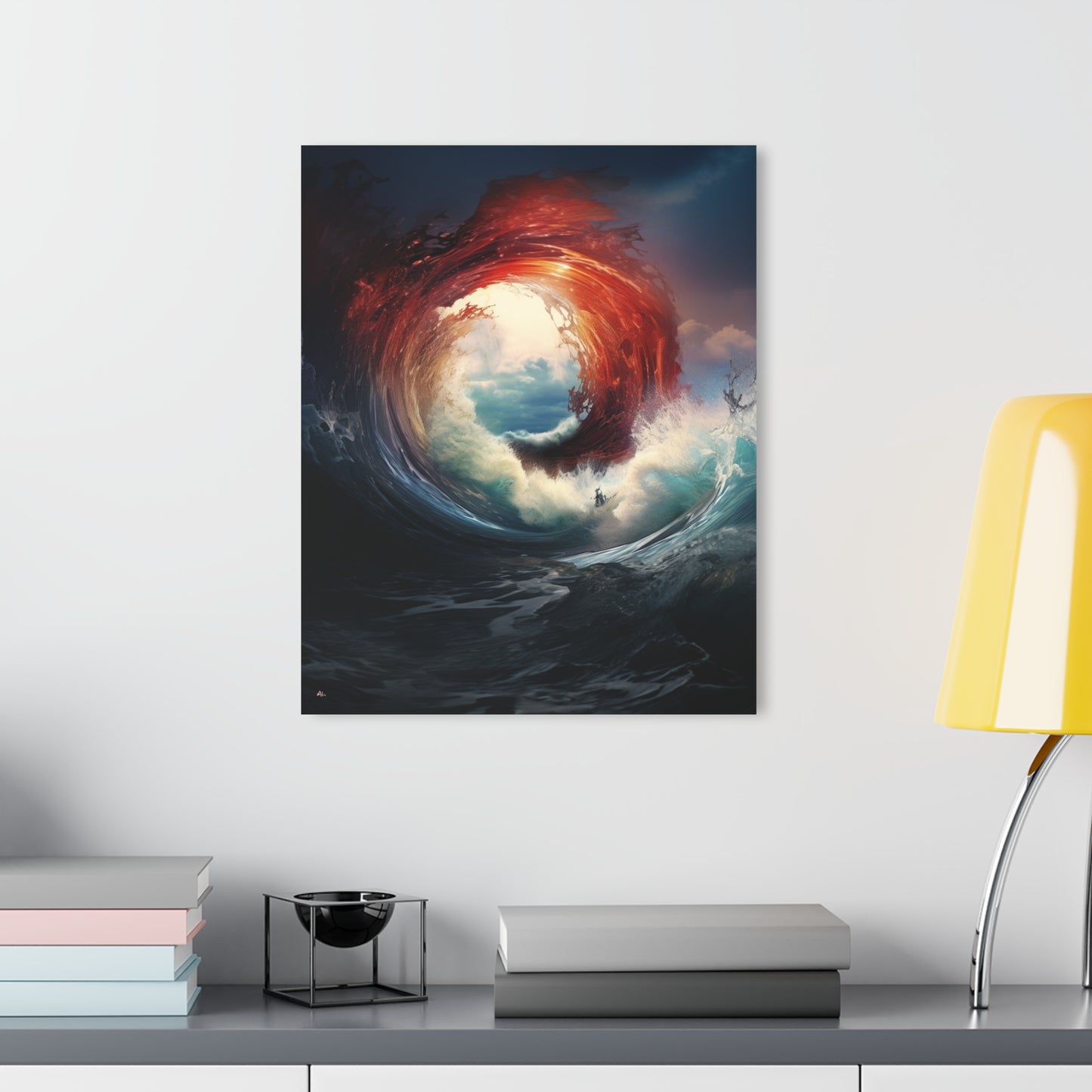 Sea Portal, Abstract Concept Style, Acrylic Wall Art