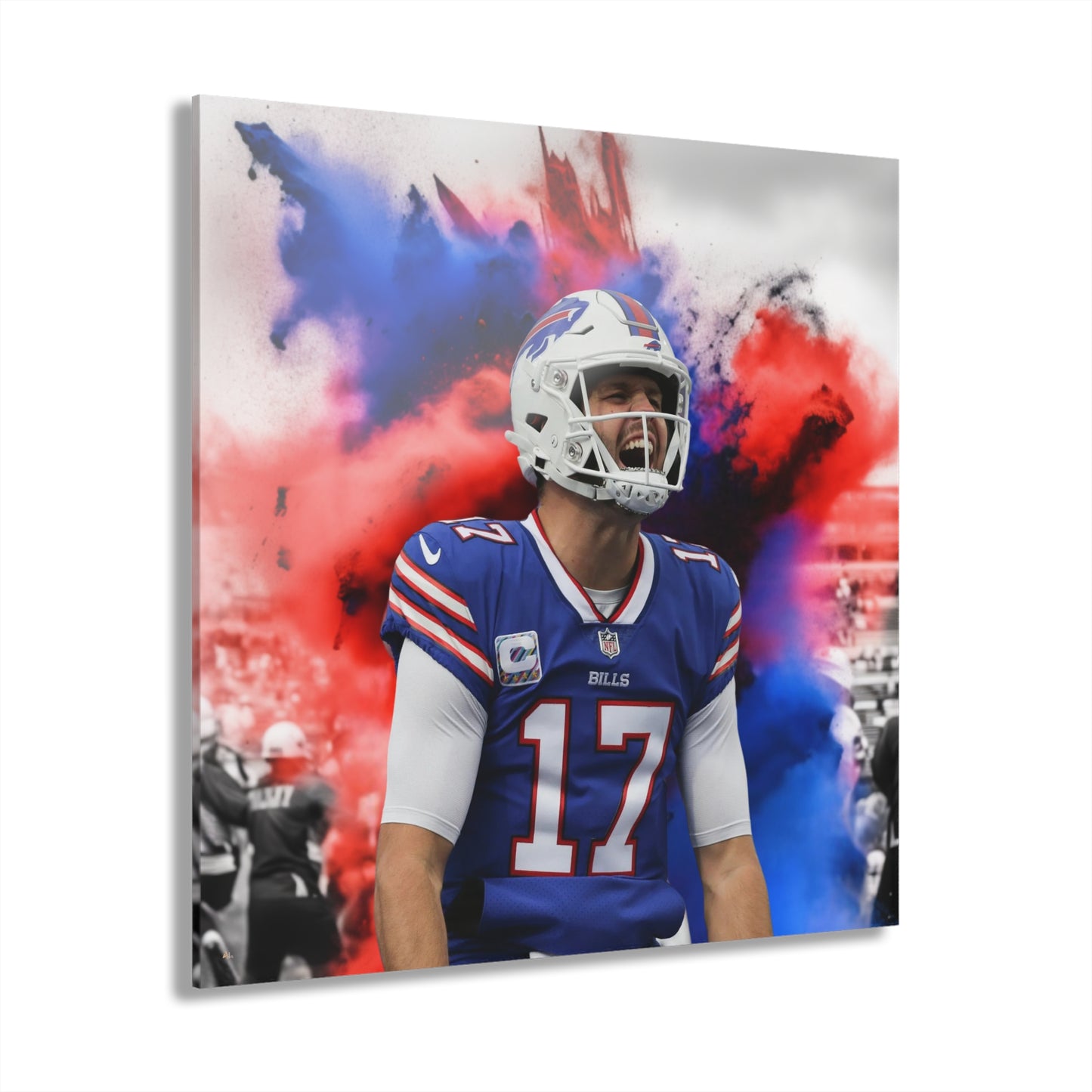 Allen, Bills Fan Concept, Football Lover, Acrylic Wall Art