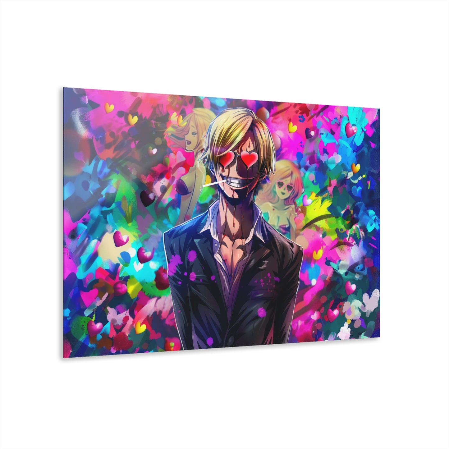 Lovestruck Sanji, One Piece Concept Style, Acrylic Wall Art