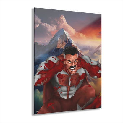 Think Mark, Think, Omni Man, Invincible, Fan Concept Style, Acrylic Wall Art