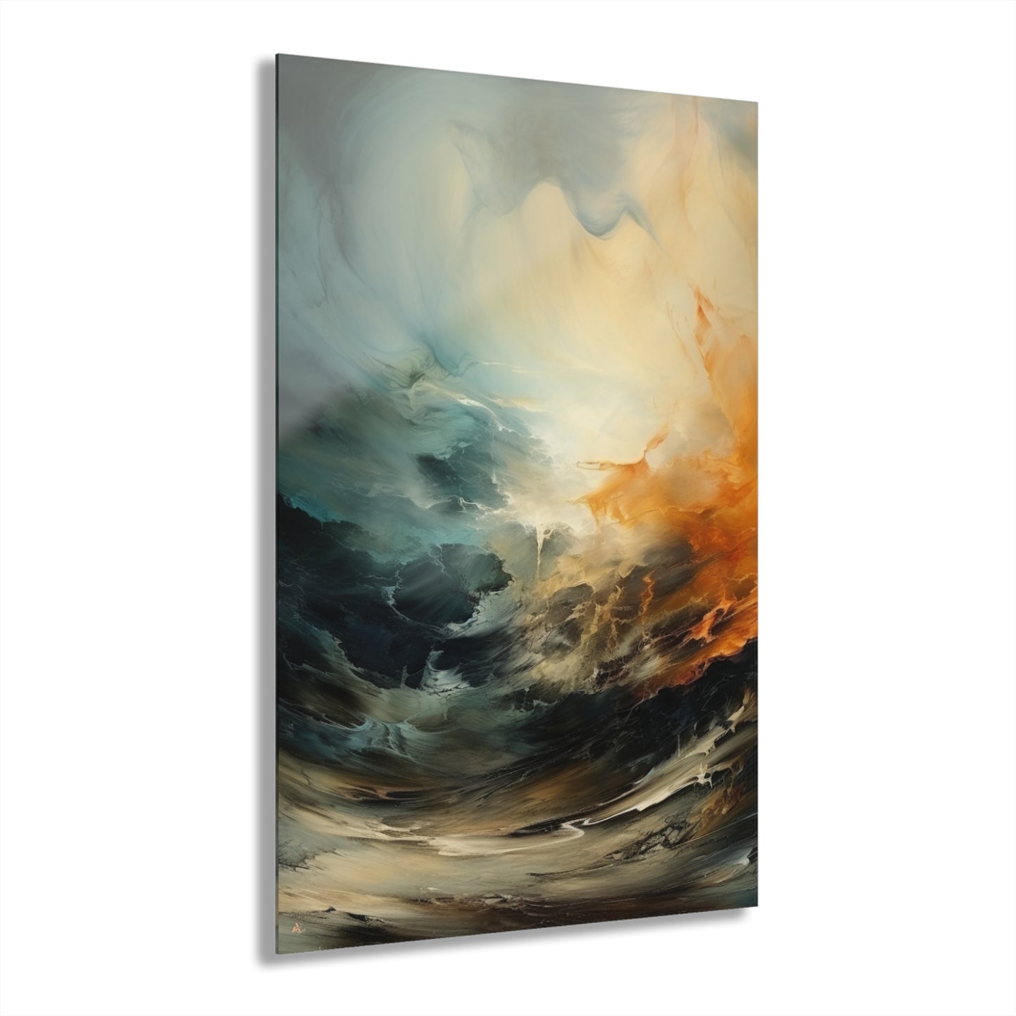 Fire Storm, Concept Style, Abstract, Acrylic Wall Art