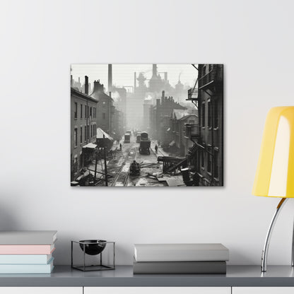 Industrial City Canvas Art