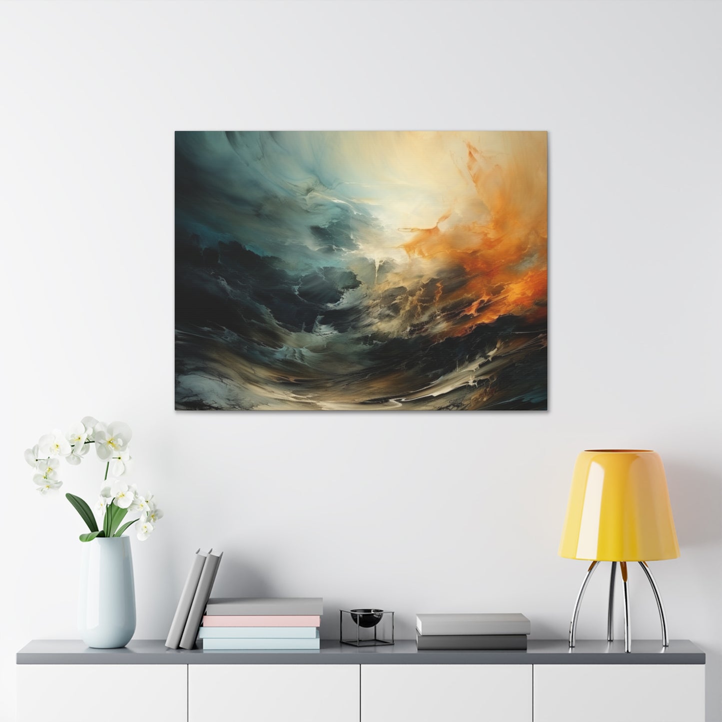 Fire storm Canvas