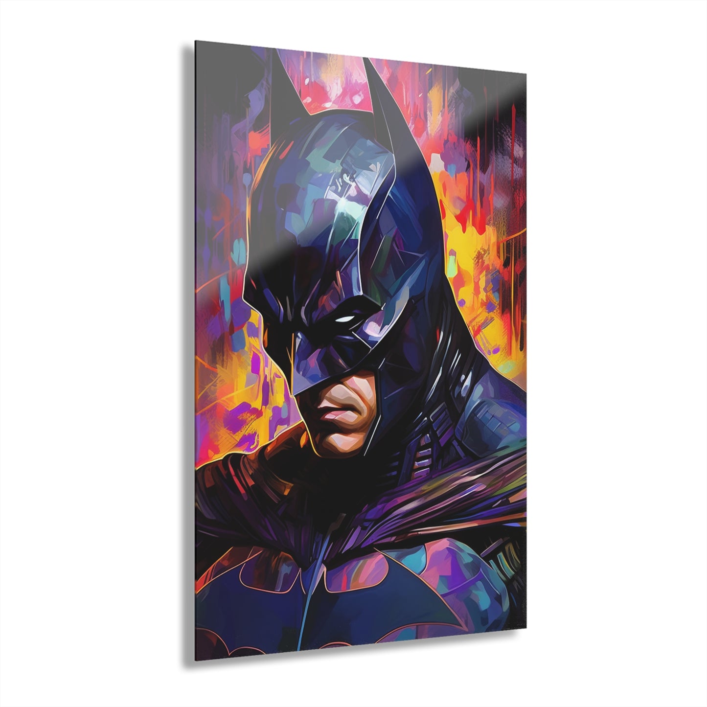 Batman, DC Color Splash, Concept Style, Acrylic Wall Art