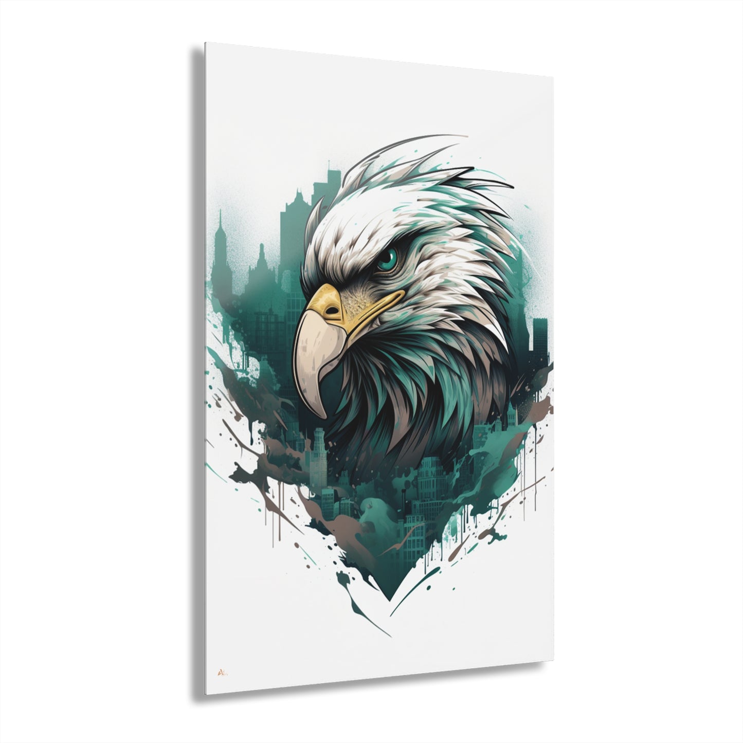 Eagle's Ascent, Philadelphia, Football, Fan Concept Style, Acrylic Wall Art