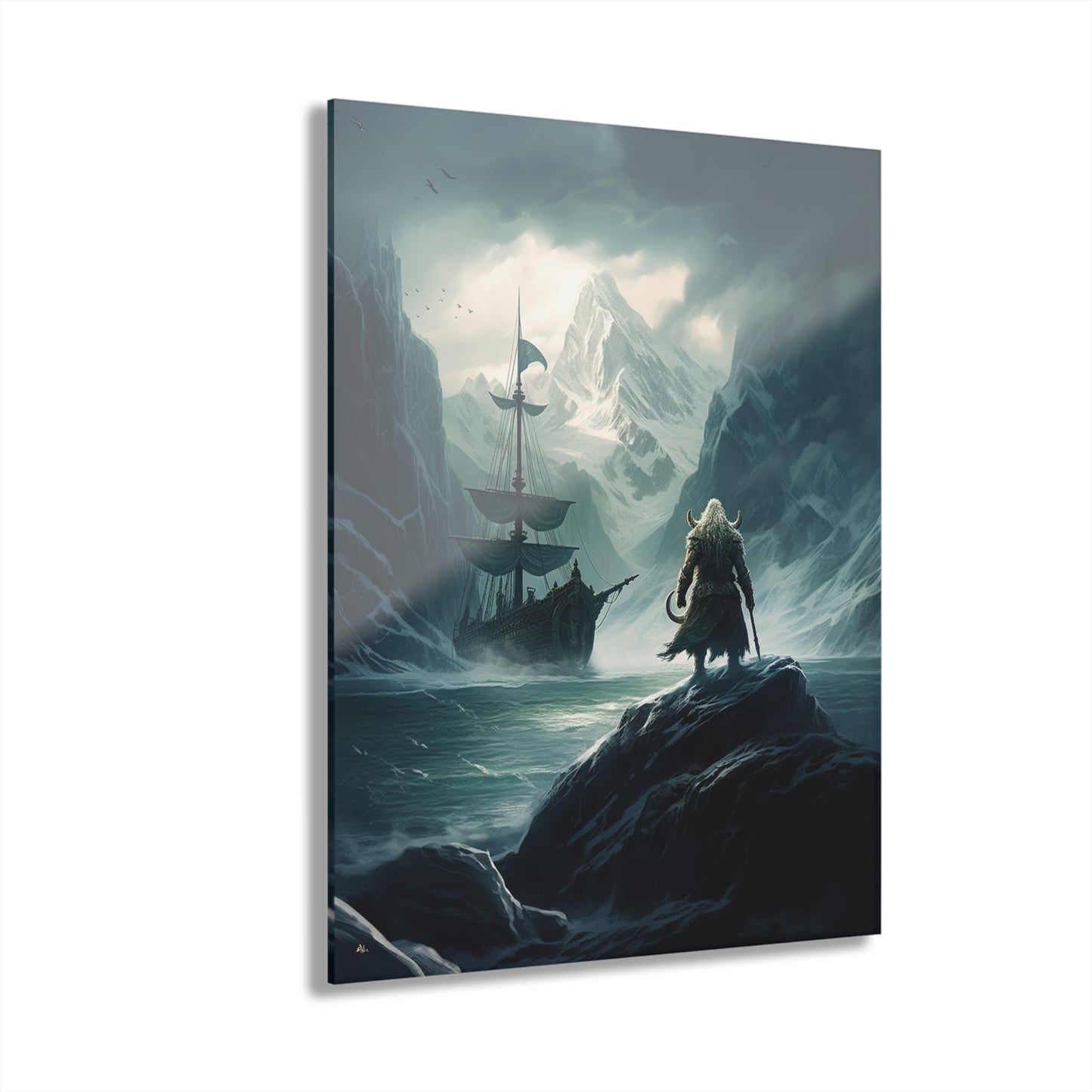 Norse Viking, Mythology, Original Concept Style, Acrylic Wall Art