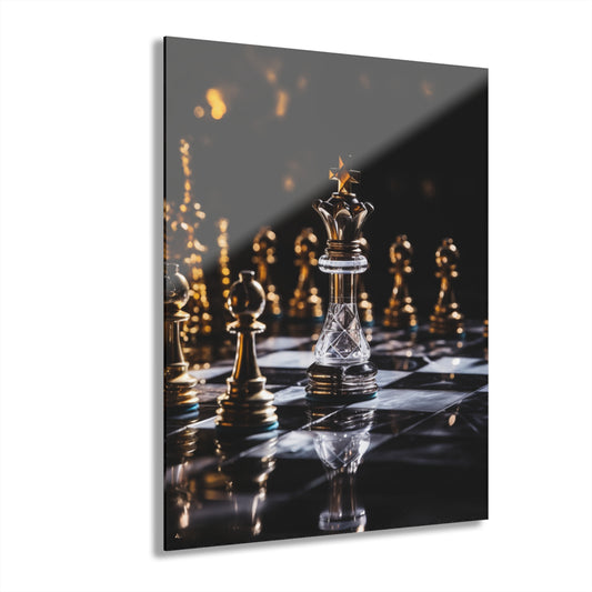 Checkmate, No Background Concept Style, Acrylic Wall Art