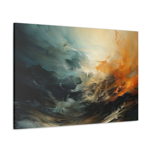 Fire storm Canvas