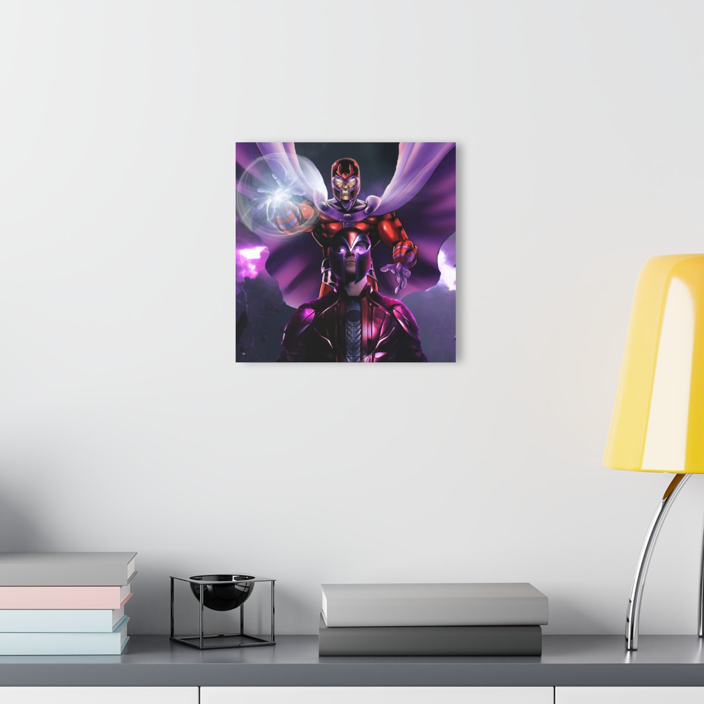 Magneto's Resonance, Michael Fassbender, Fan Concept Style, Acrylic Wall Art