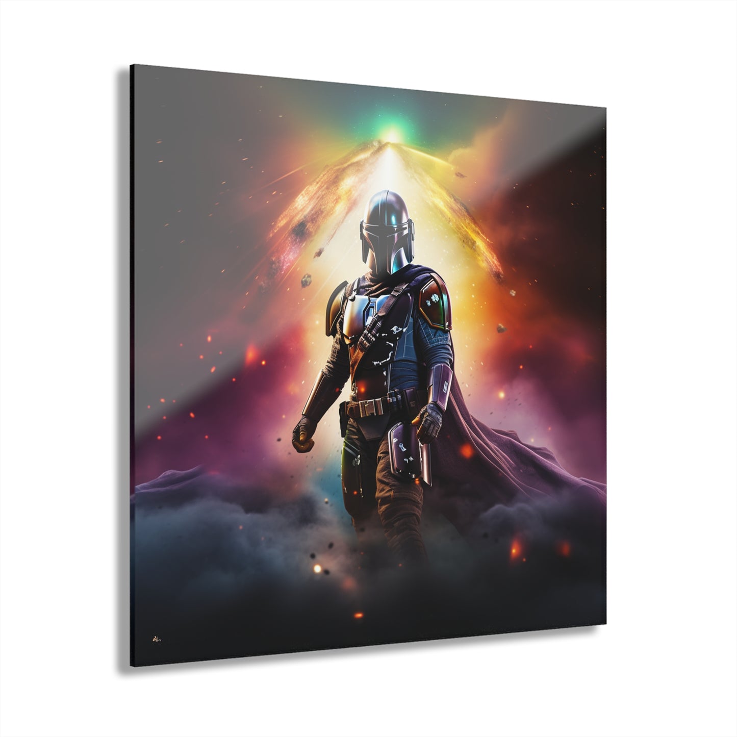 Mando, Pop Culture Concept Style, Acrylic Wall Art