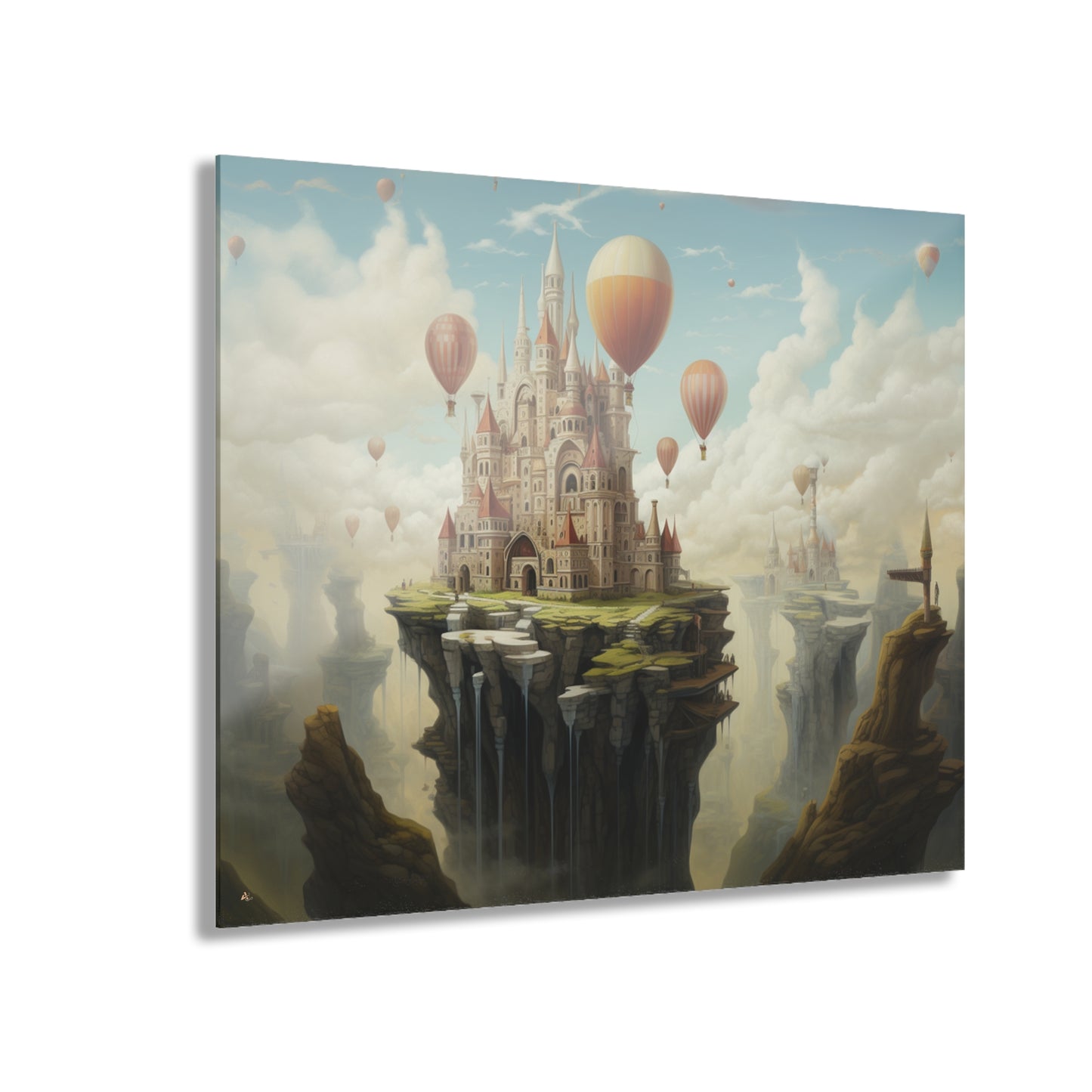 Far far Away, Landscape Concept Style, Acrylic Wall Art