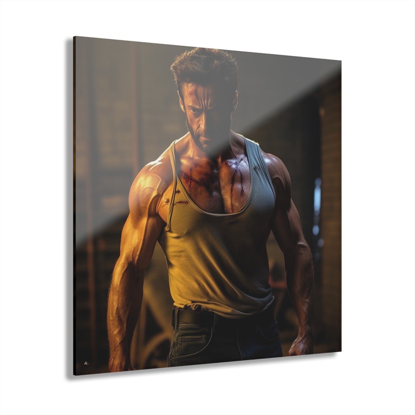 Logan, Hugh Jackman, Wolverine, Marvel Concept Style, Acrylic Wall Art